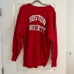 Vintage Champion ‘80s Boston University jumper